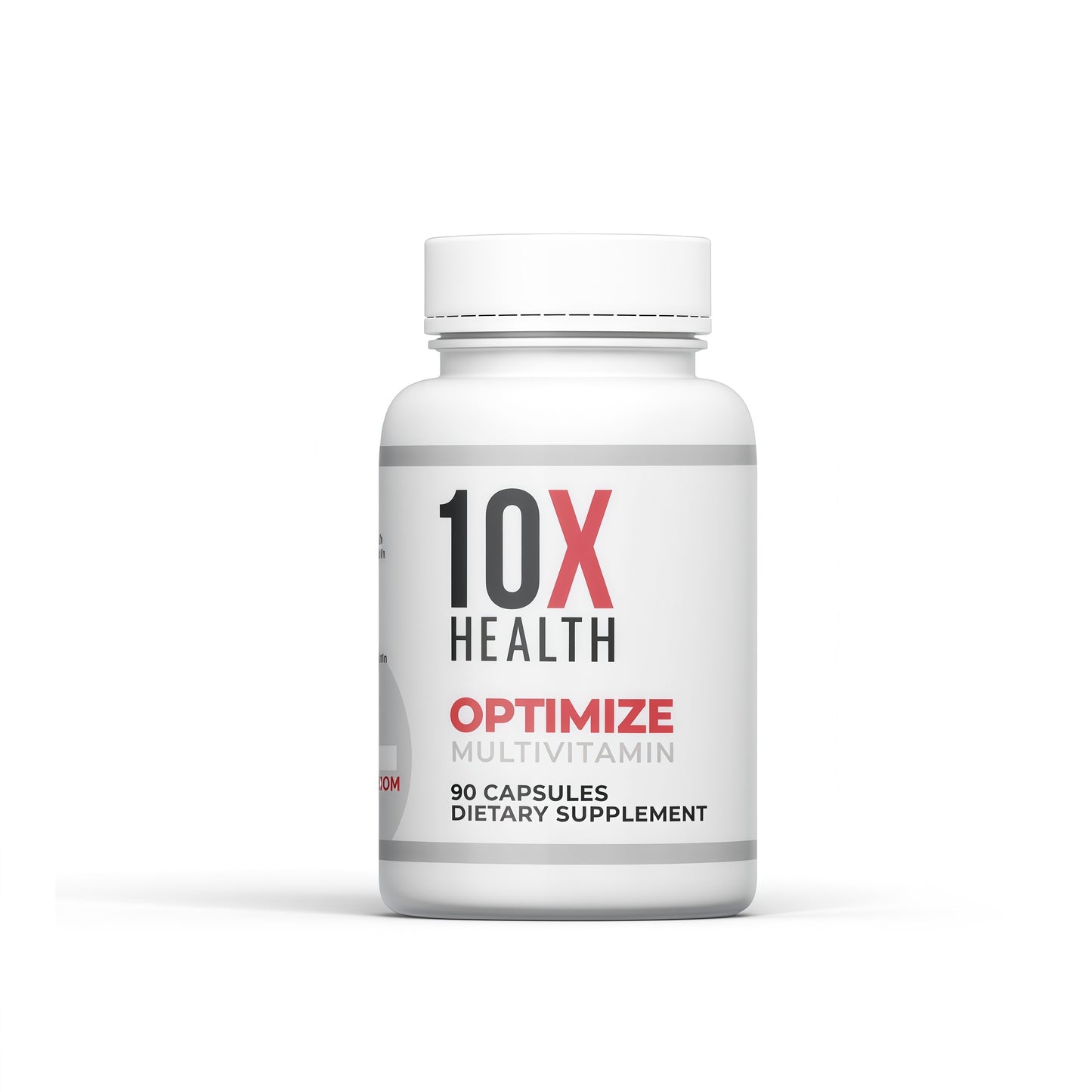 10X Health Optimize Multivitamin for Men - 90 Capsules, Methylated Multivitamin 34 in 1 Formula with 800 mcg of Vitamin B12, 5-MTHF, NAC - Methyl B Complex, MTHFR Supplement